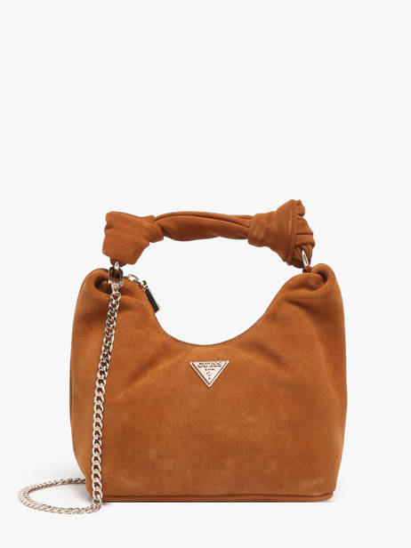 Handtassen Isotta Suède Guess Bruin isotta SG966001